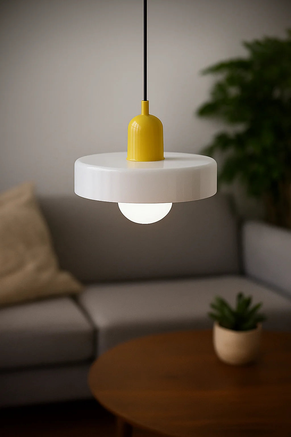 Modern Glass Pendant Light with Sculpted Shade for Dining or Entryway